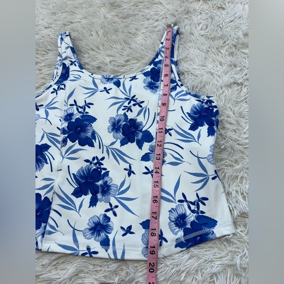 LoveshackFancy Indigrina Peplum-Hem Tank Top - Size XL - Picture 7 of 8